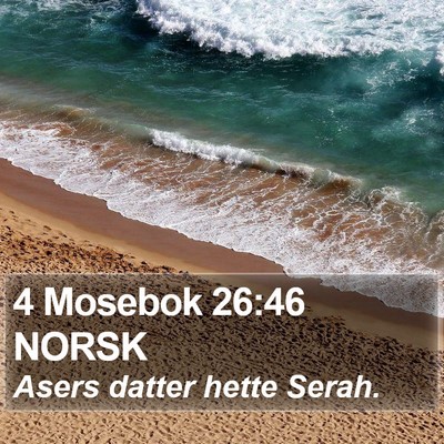 4 Mosebok 26:46 NORSK Bible Verse Image