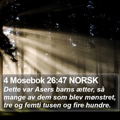 4 Mosebok 26:47 NORSK Bible Verse Image