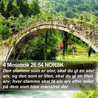 4 Mosebok 26:54 NORSK Bible Verse Image