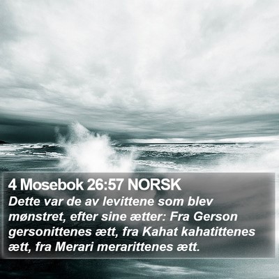 4 Mosebok 26:57 NORSK Bible Verse Image