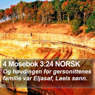 4 Mosebok 3:24 NORSK Bible Verse Image