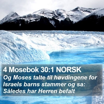 4 Mosebok 30:1 NORSK Bible Verse Image