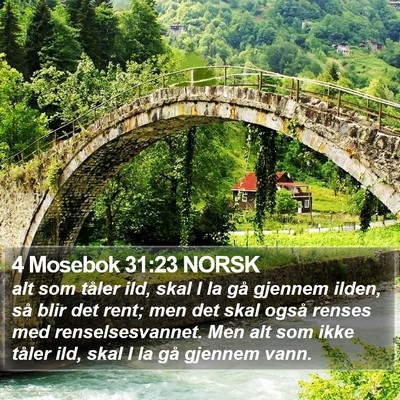4 Mosebok 31:23 NORSK Bible Verse Image