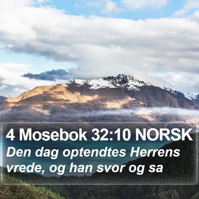 4 Mosebok 32:10 NORSK Bible Verse Image