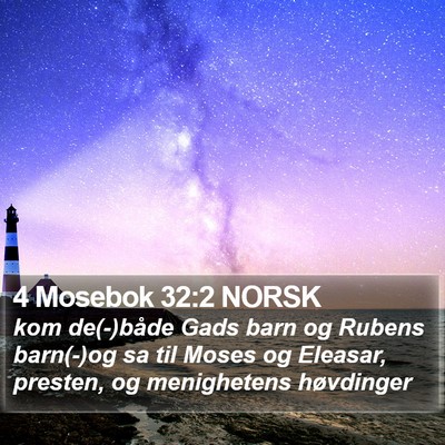 4 Mosebok 32:2 NORSK Bible Verse Image