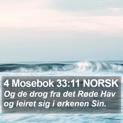 4 Mosebok 33:11 NORSK Bible Verse Image