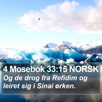 4 Mosebok 33:15 NORSK Bible Verse Image