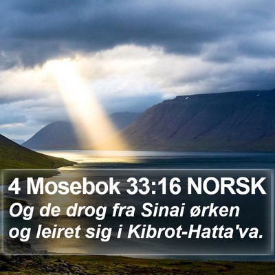 4 Mosebok 33:16 NORSK Bible Verse Image