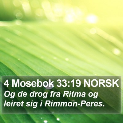 4 Mosebok 33:19 NORSK Bible Verse Image
