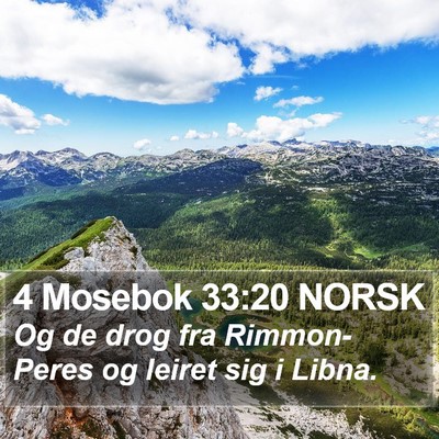 4 Mosebok 33:20 NORSK Bible Verse Image