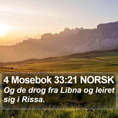 4 Mosebok 33:21 NORSK Bible Verse Image