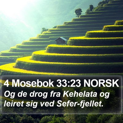 4 Mosebok 33:23 NORSK Bible Verse Image
