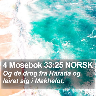 4 Mosebok 33:25 NORSK Bible Verse Image