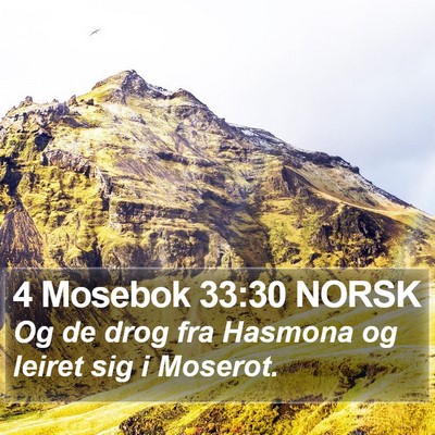 4 Mosebok 33:30 NORSK Bible Verse Image