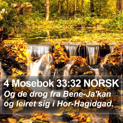 4 Mosebok 33:32 NORSK Bible Verse Image