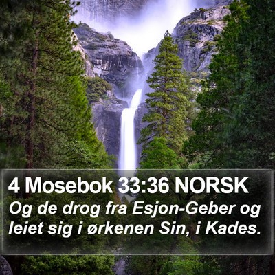 4 Mosebok 33:36 NORSK Bible Verse Image