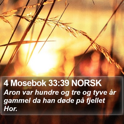 4 Mosebok 33:39 NORSK Bible Verse Image