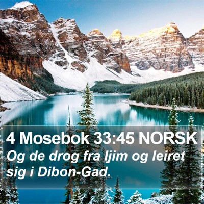 4 Mosebok 33:45 NORSK Bible Verse Image