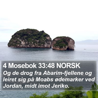4 Mosebok 33:48 NORSK Bible Verse Image