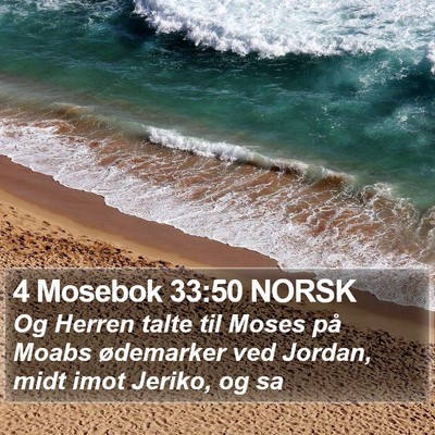 4 Mosebok 33:50 NORSK Bible Verse Image