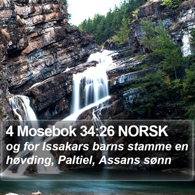 4 Mosebok 34:26 NORSK Bible Verse Image
