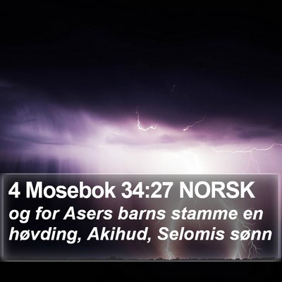 4 Mosebok 34:27 NORSK Bible Verse Image