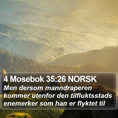 4 Mosebok 35:26 NORSK Bible Verse Image