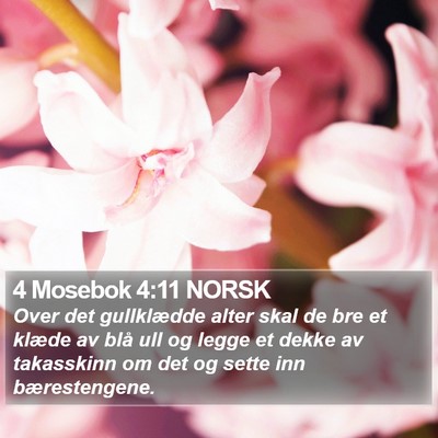 4 Mosebok 4:11 NORSK Bible Verse Image