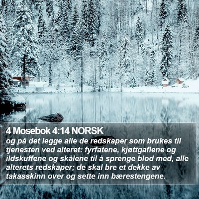 4 Mosebok 4:14 NORSK Bible Verse Image