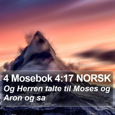 4 Mosebok 4:17 NORSK Bible Verse Image