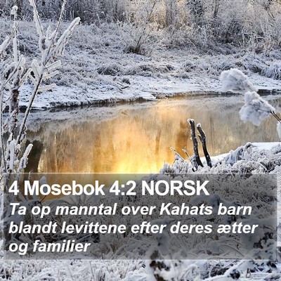 4 Mosebok 4:2 NORSK Bible Verse Image