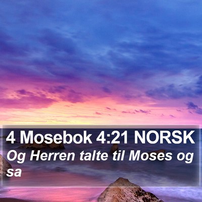 4 Mosebok 4:21 NORSK Bible Verse Image