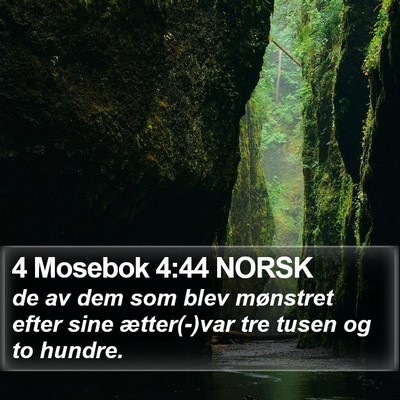 4 Mosebok 4:44 NORSK Bible Verse Image