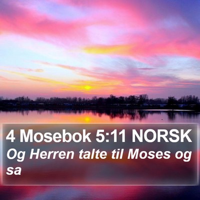 4 Mosebok 5:11 NORSK Bible Verse Image