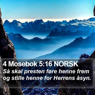 4 Mosebok 5:16 NORSK Bible Verse Image