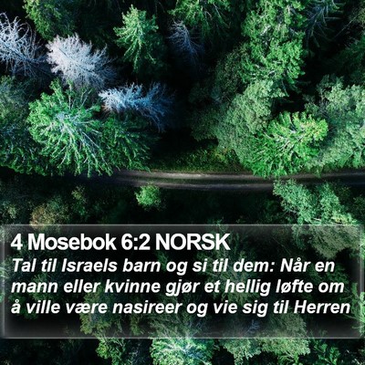 4 Mosebok 6:2 NORSK Bible Verse Image