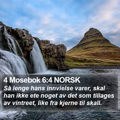 4 Mosebok 6:4 NORSK Bible Verse Image
