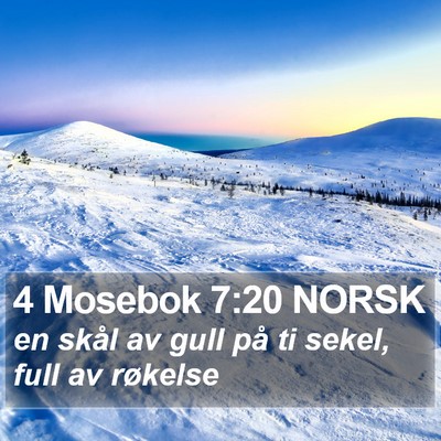 4 Mosebok 7:20 NORSK Bible Verse Image