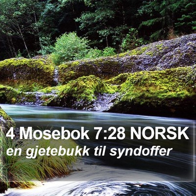 4 Mosebok 7:28 NORSK Bible Verse Image