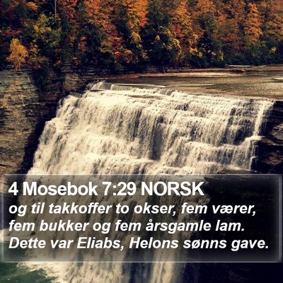 4 Mosebok 7:29 NORSK Bible Verse Image