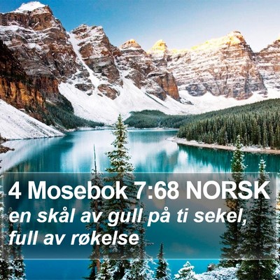 4 Mosebok 7:68 NORSK Bible Verse Image