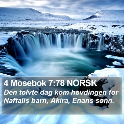 4 Mosebok 7:78 NORSK Bible Verse Image