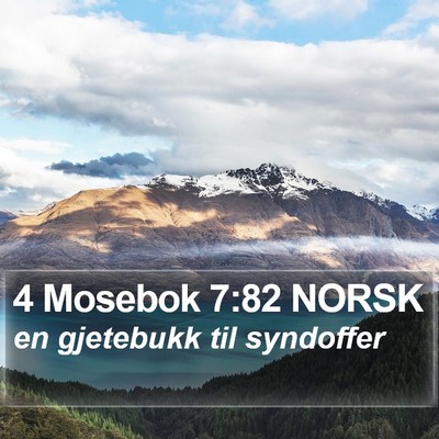 4 Mosebok 7:82 NORSK Bible Verse Image