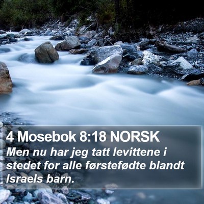 4 Mosebok 8:18 NORSK Bible Verse Image