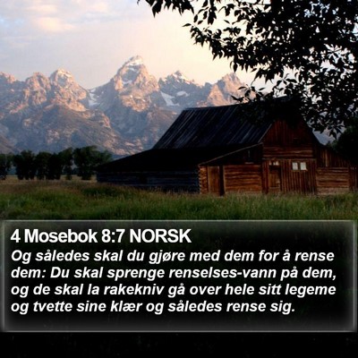 4 Mosebok 8:7 NORSK Bible Verse Image