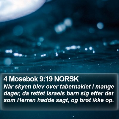 4 Mosebok 9:19 NORSK Bible Verse Image