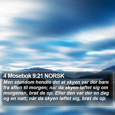 4 Mosebok 9:21 NORSK Bible Verse Image