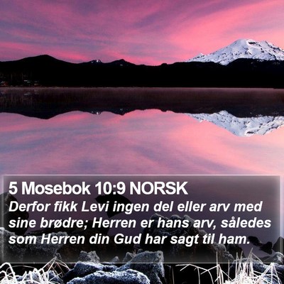5 Mosebok 10:9 NORSK Bible Verse Image