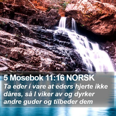 5 Mosebok 11:16 NORSK Bible Verse Image