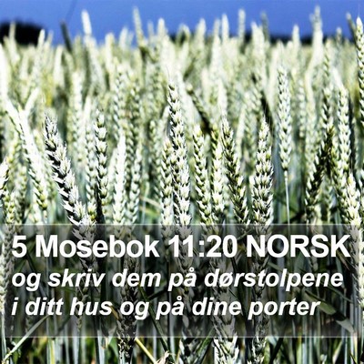 5 Mosebok 11:20 NORSK Bible Verse Image